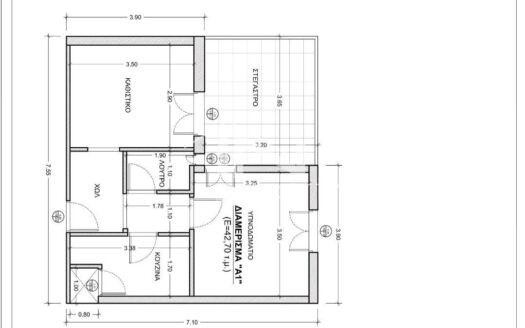 Αμπελόκηποι, διαμέρισμα 43 τμ, 128000€